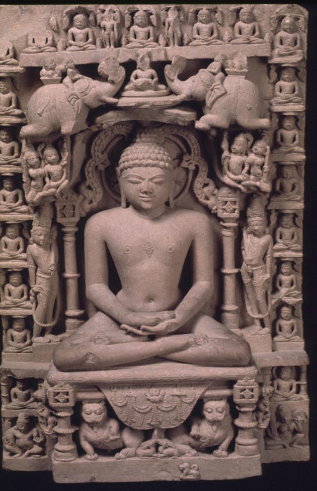Marble bust of Mahavira